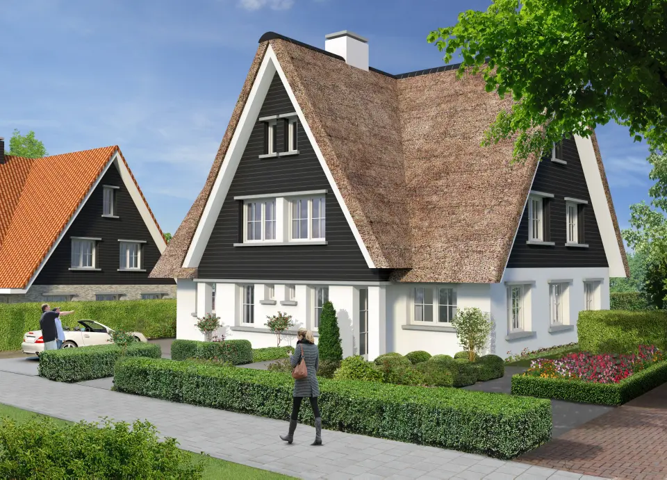 2 onder 1 kappers Bergen op Zoom Bastion Orange  Kijk in de Pot Escarp VSAP architect afb.1