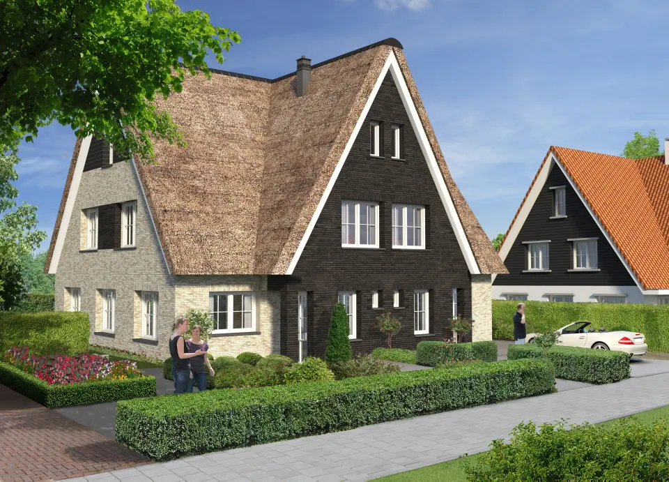 2 onder 1 kappers Bergen op Zoom Bastion Orange  Kijk in de Pot Escarp VSAP architect afb.2