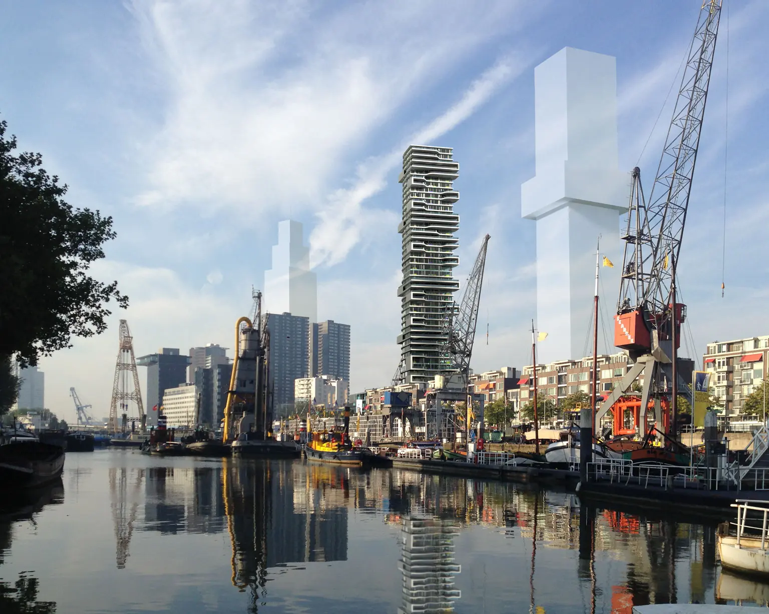 Appartementen woontoren rotterdam 1 wonen projecten vsap architects