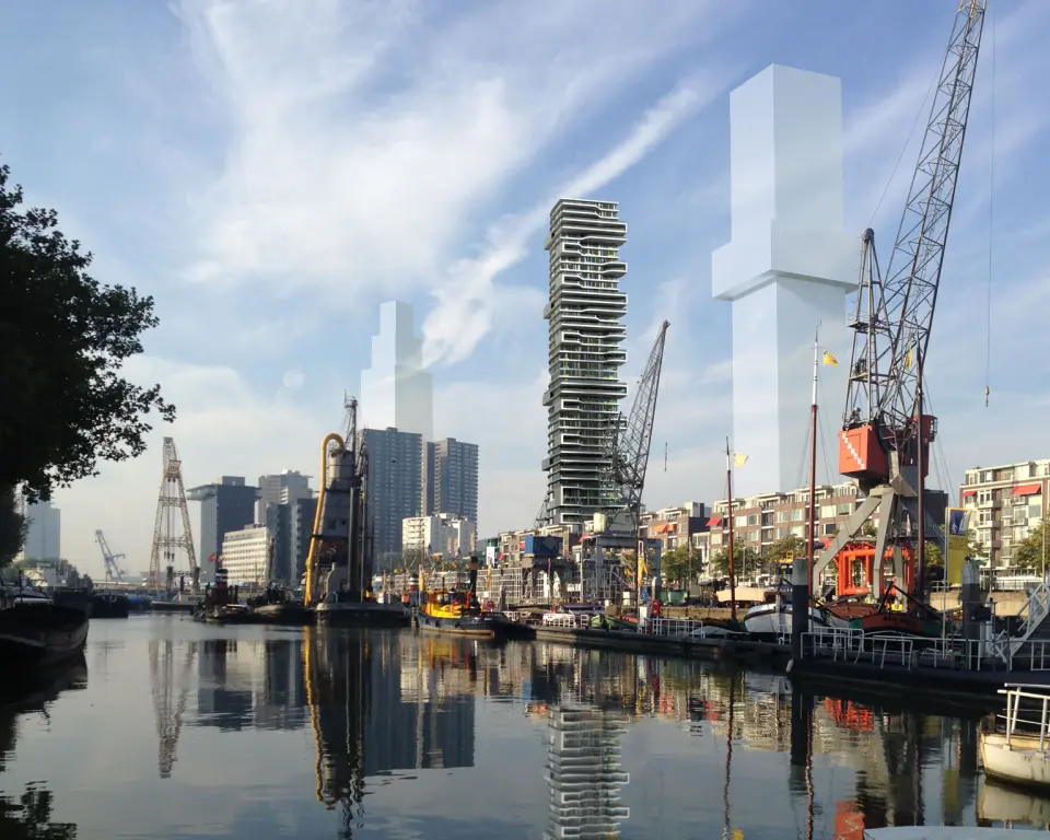 Appartementen woontoren rotterdam 1 wonen projecten vsap architects