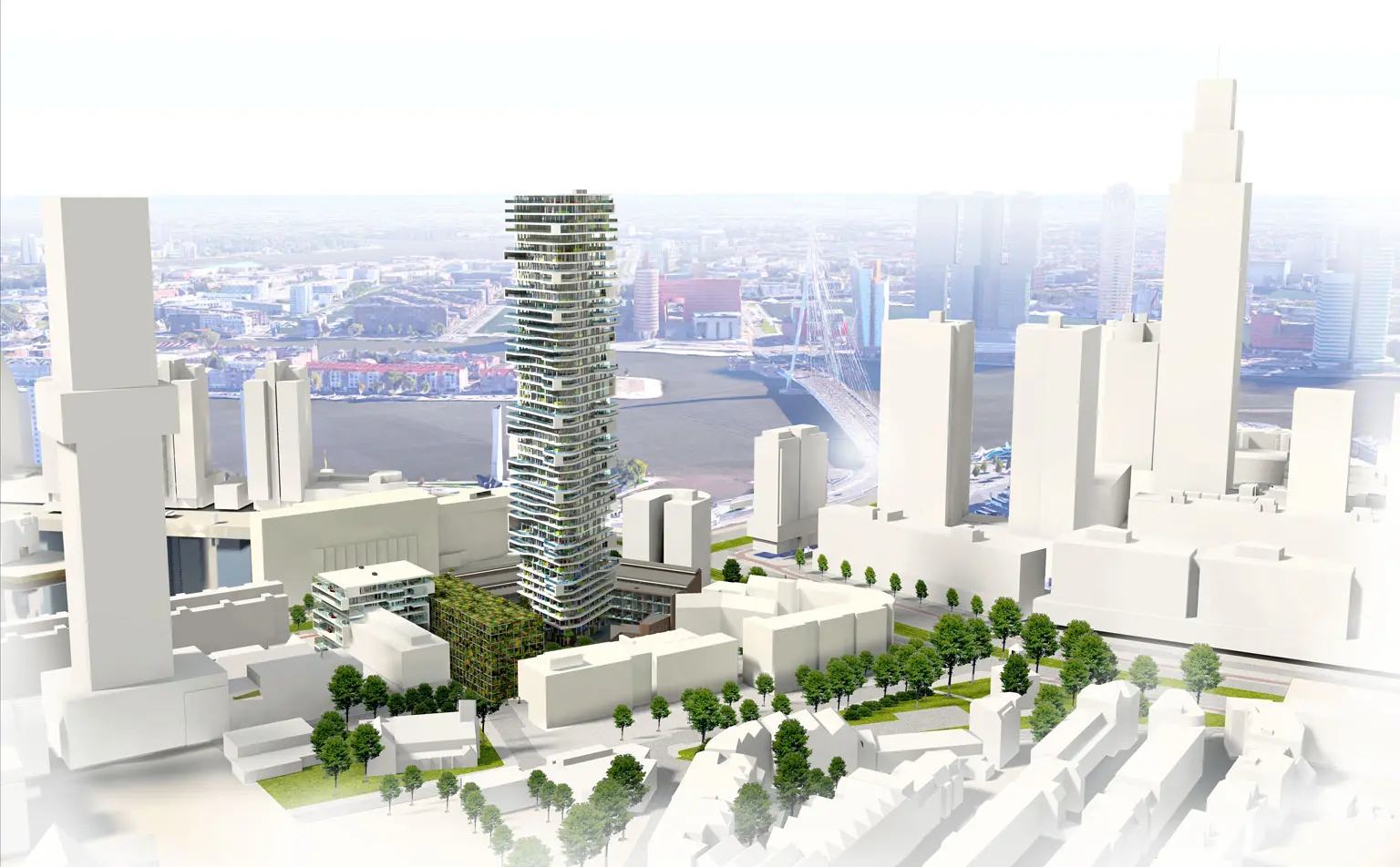 Appartementen woontoren rotterdam 3 wonen projecten vsap architects