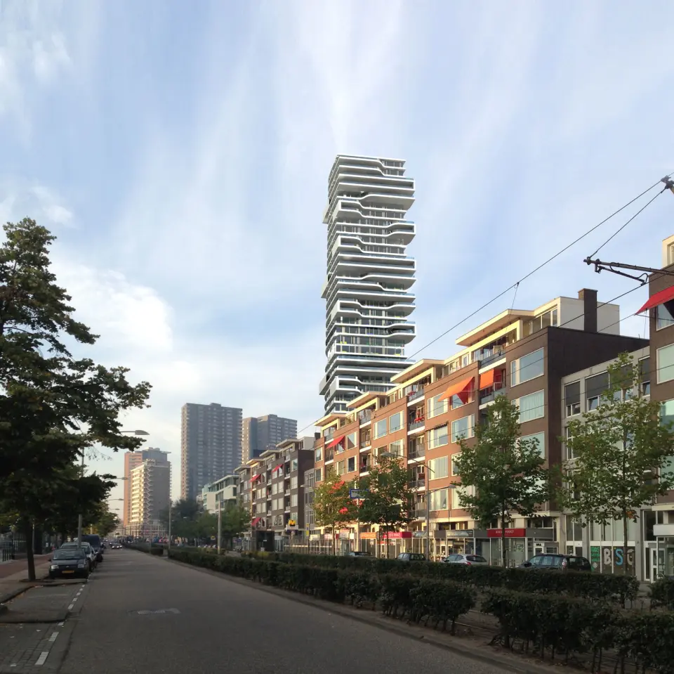 Appartementen woontoren rotterdam 5 wonen projecten vsap architects