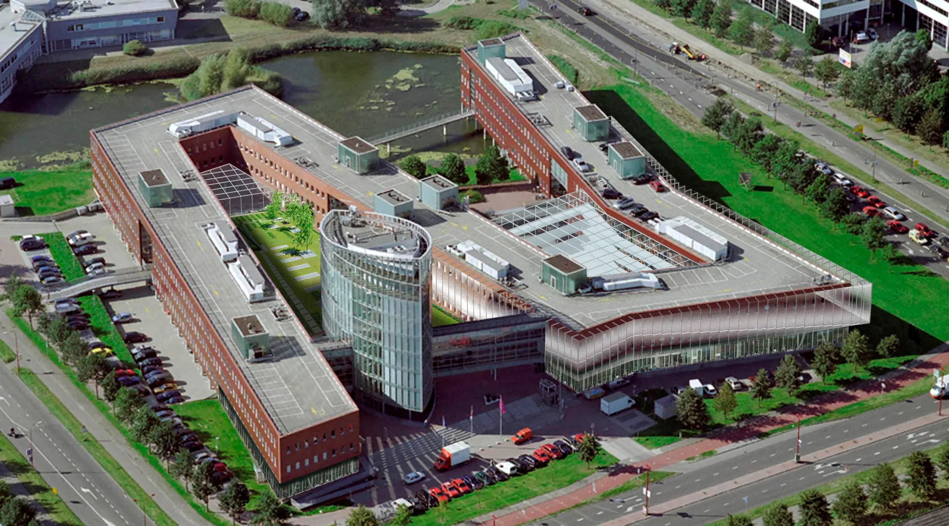 Hotel Winkelcentrum Nieuwegein Meander VSAP architect afb.1