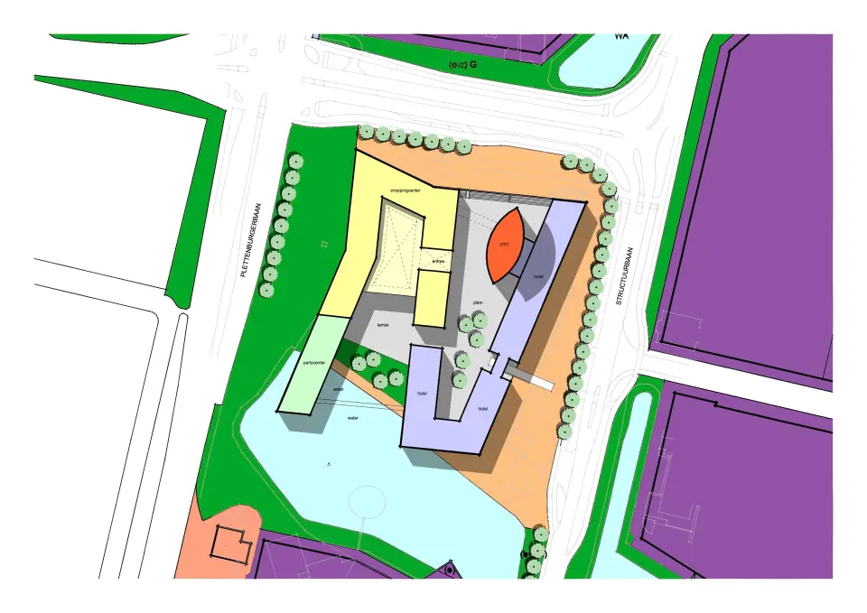 Hotel Winkelcentrum Nieuwegein Meander VSAP architect afb.4
