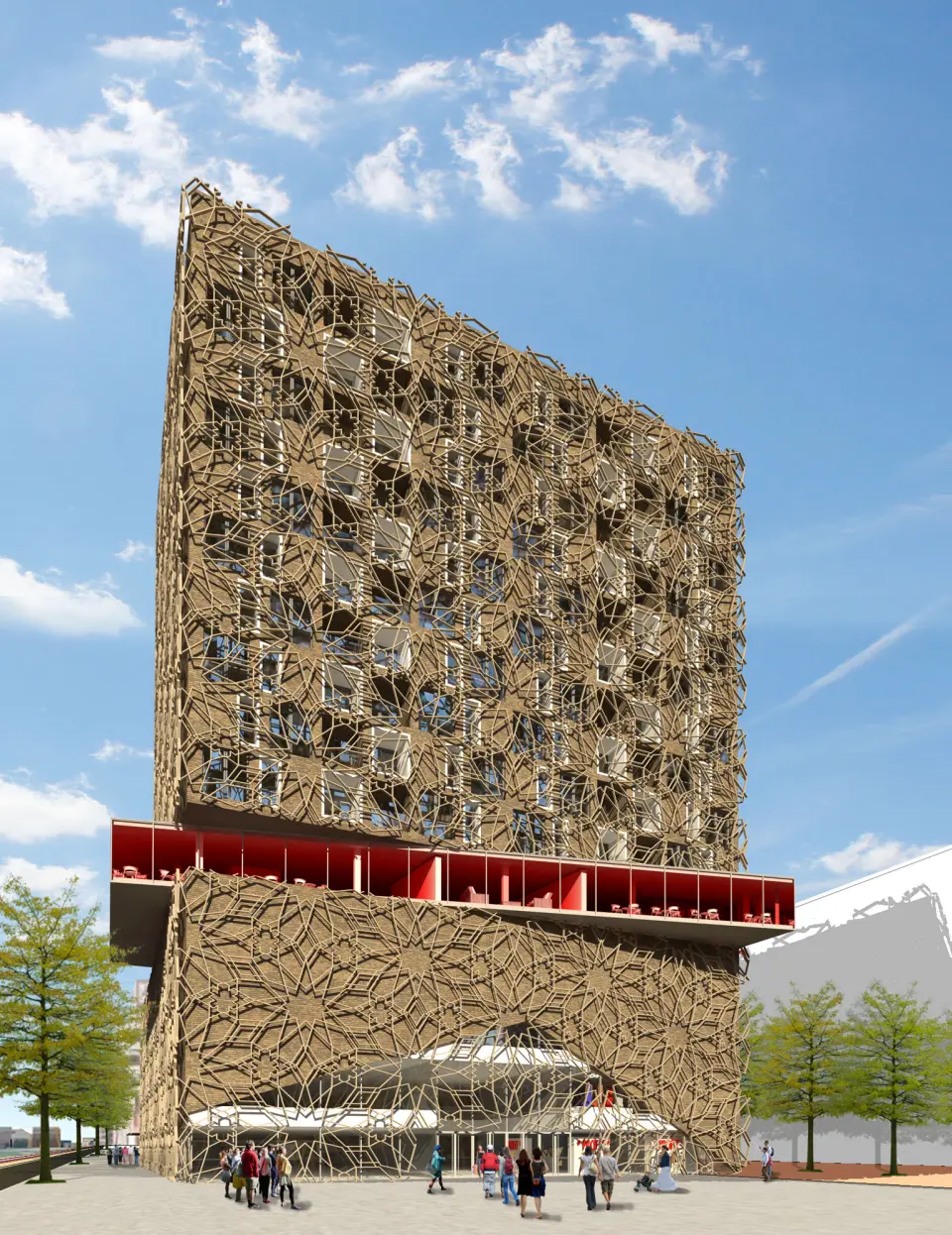 Hotel winkelcentrum rotterdam 2 werken projecten vsap architecten