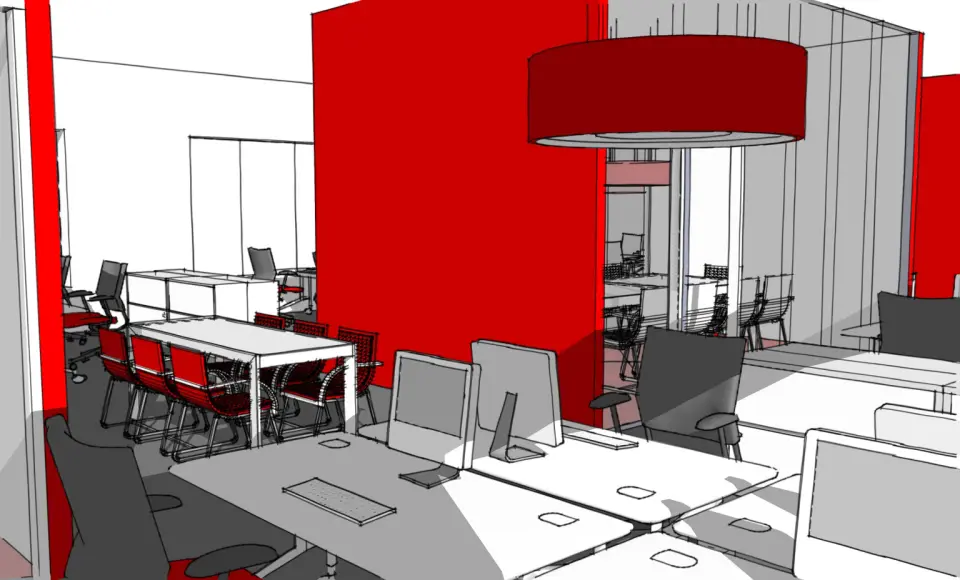 Inrichting Securitas Rotterdam 10 interieur projecten VSAP architects