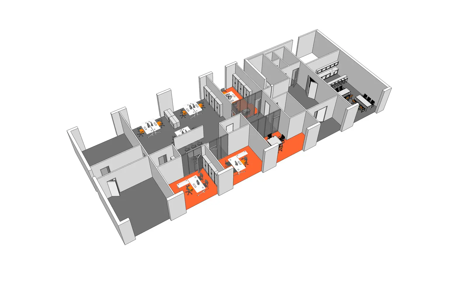 Inrichting Securitas Rotterdam 2 interieur projecten VSAP architects