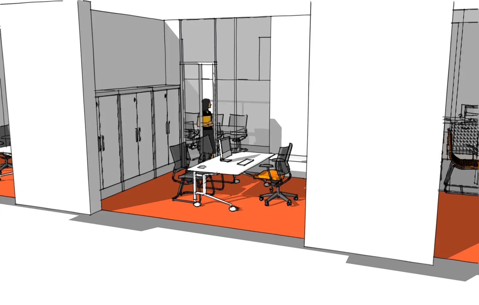 Inrichting Securitas Rotterdam 4 interieur projecten VSAP architects
