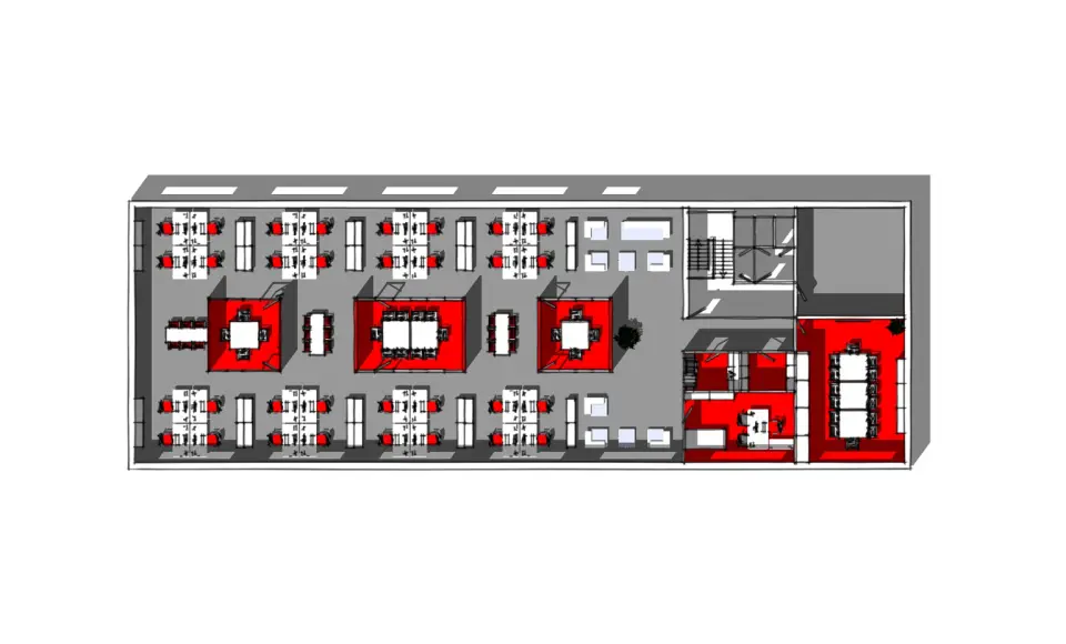 Inrichting Securitas Rotterdam 6 interieur projecten VSAP architects