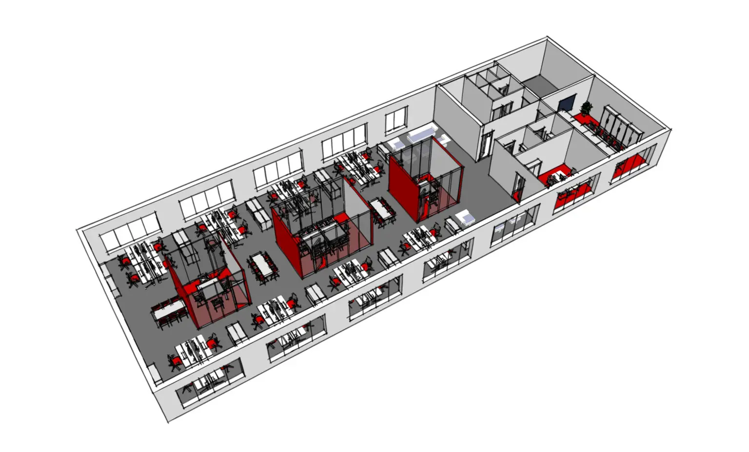 Inrichting Securitas Rotterdam 7 interieur projecten VSAP architects