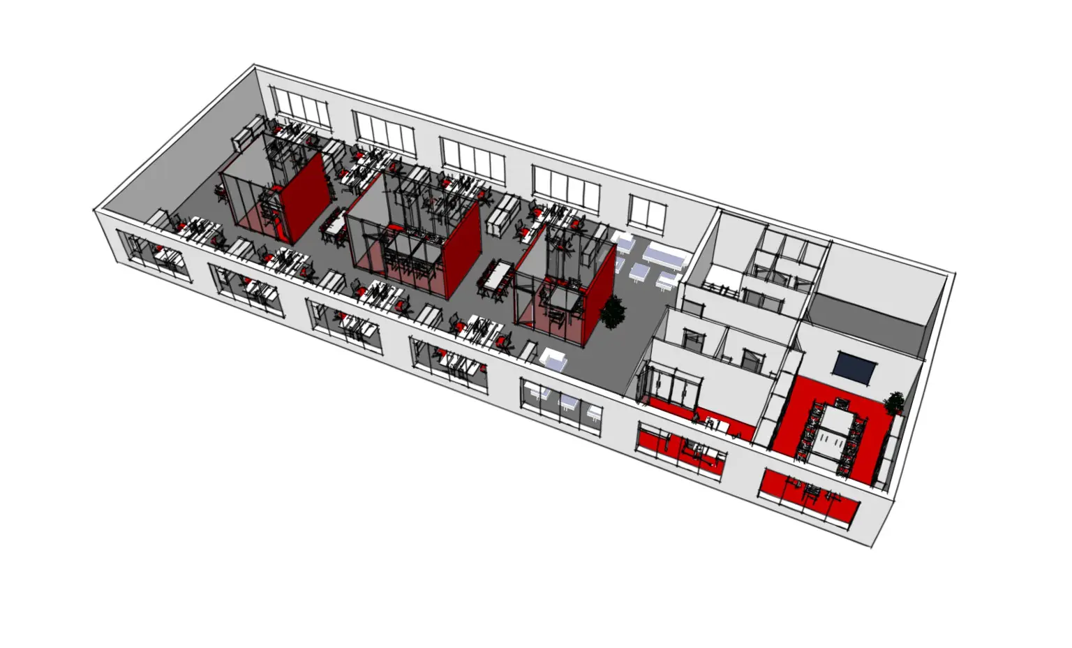 Inrichting Securitas Rotterdam 8 interieur projecten VSAP architects