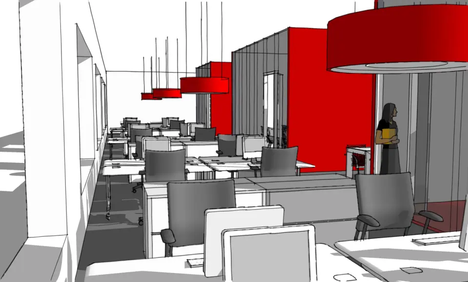 Inrichting Securitas Rotterdam 9 interieur projecten VSAP architects