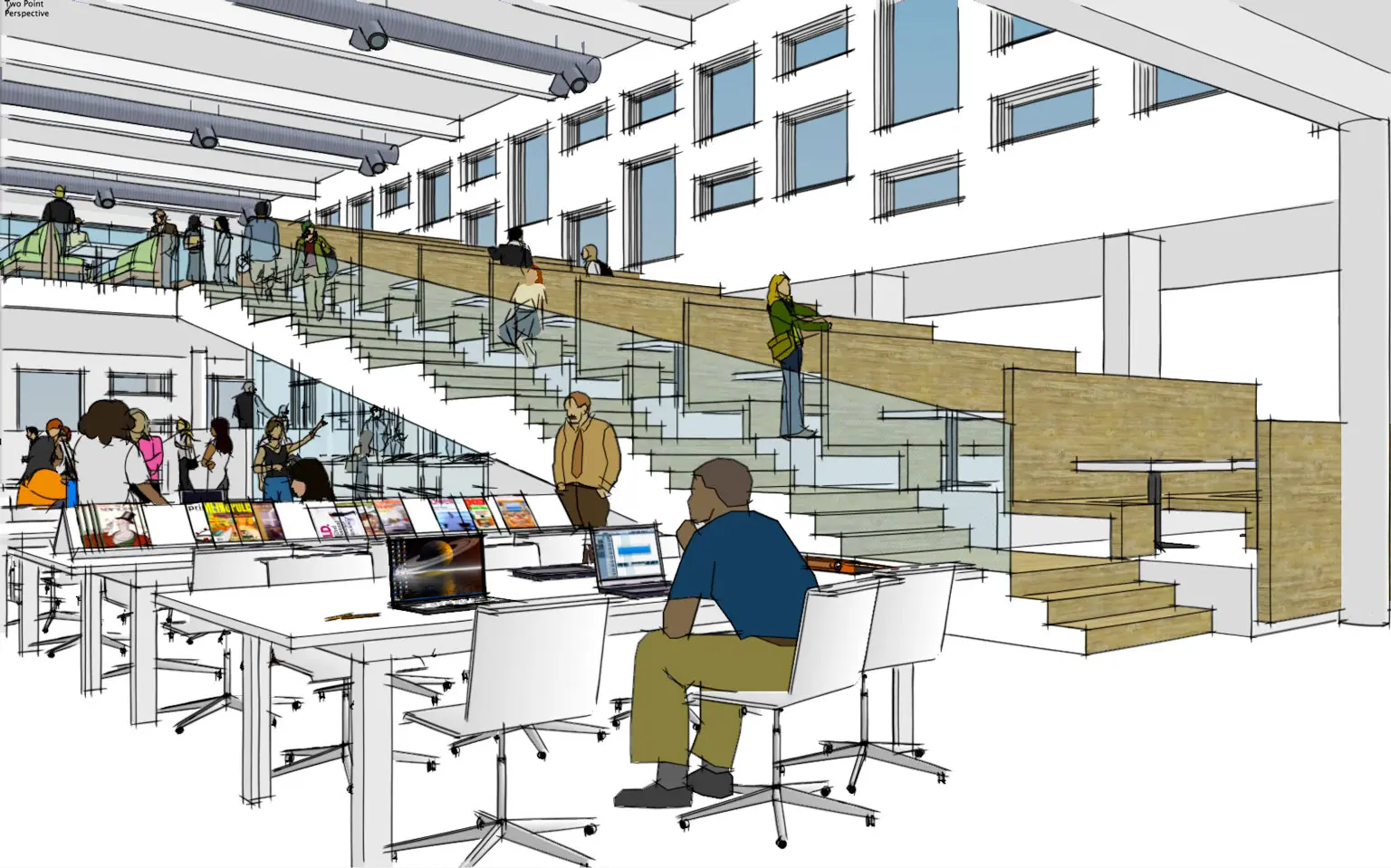 Interieur hogeschool Zwolle 2 VSAP architects