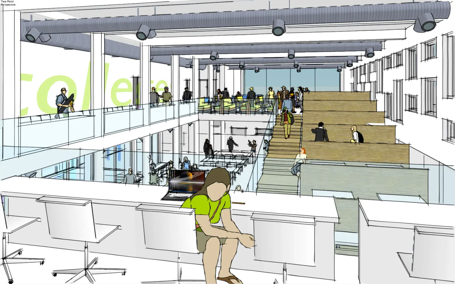 Interieur hogeschool Zwolle 4 VSAP architects