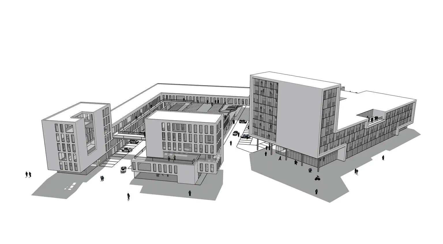 Kantorencomplex Amsterdam Alfa Driehoek 2 werken projecten VSAP architects