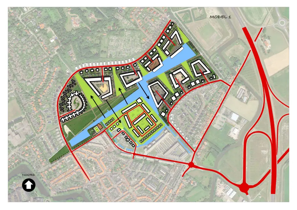 Stedenbouwkundige studie Middelburg 2 stedenbouw projecten VSAP architect