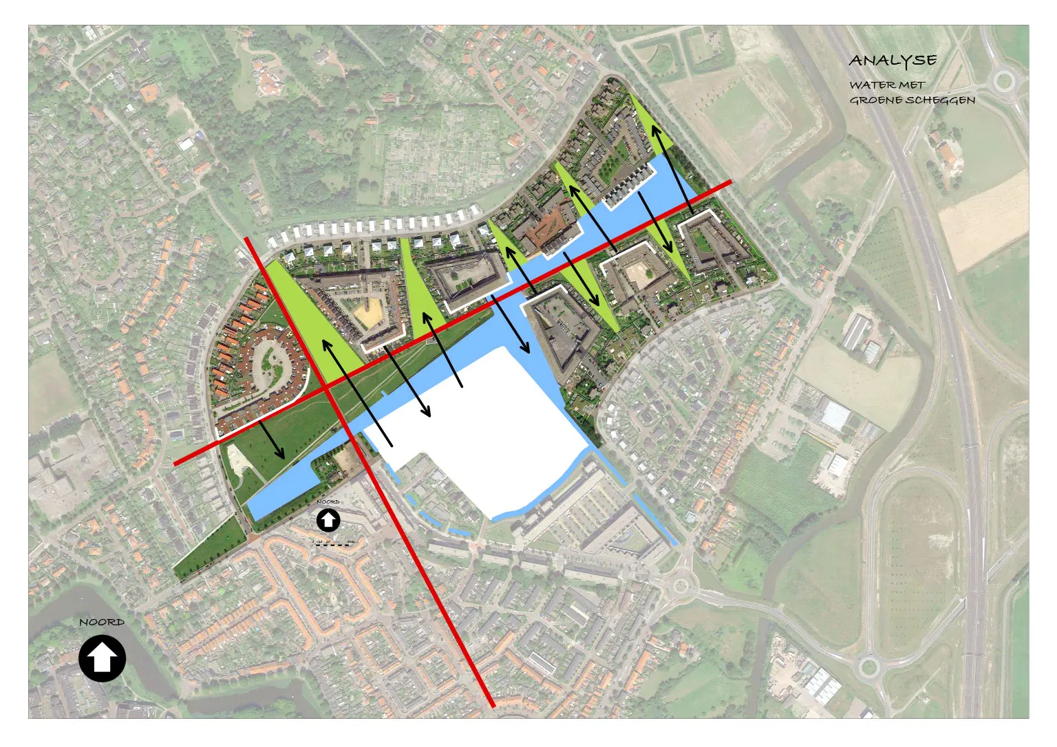 Stedenbouwkundige studie Middelburg 4 stedenbouw projecten VSAP architect
