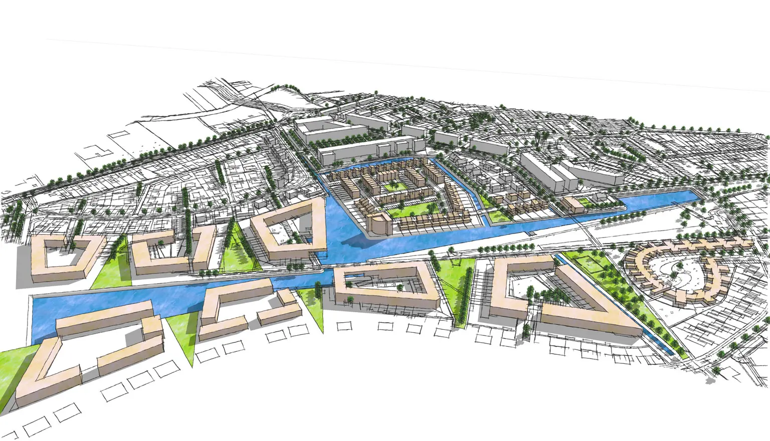 Stedenbouwkundige studie Middelburg 6 stedenbouw projecten VSAP architect
