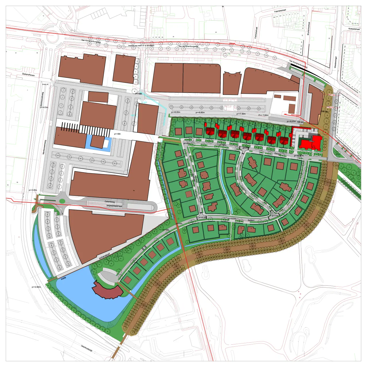 Verkaveling Bergen op Zoom Kijk in de Pot Escarp VSAP architects NIEUW afb.1