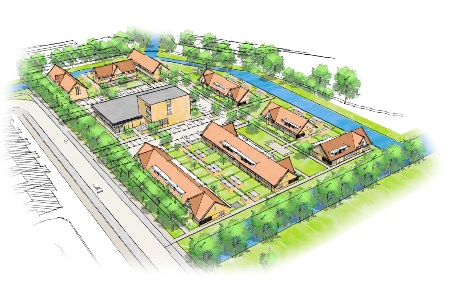 Verkaveling Capelle ad IJssel 1 stedenbouw projecten VSAP architects