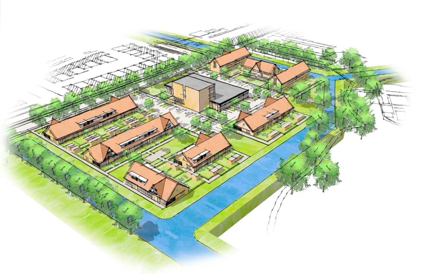 Verkaveling Capelle ad IJssel 2 stedenbouw projecten VSAP architects